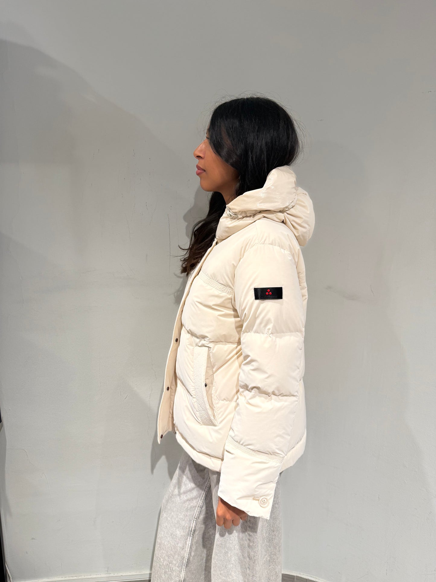 Piumino Bianco lucido peuterey