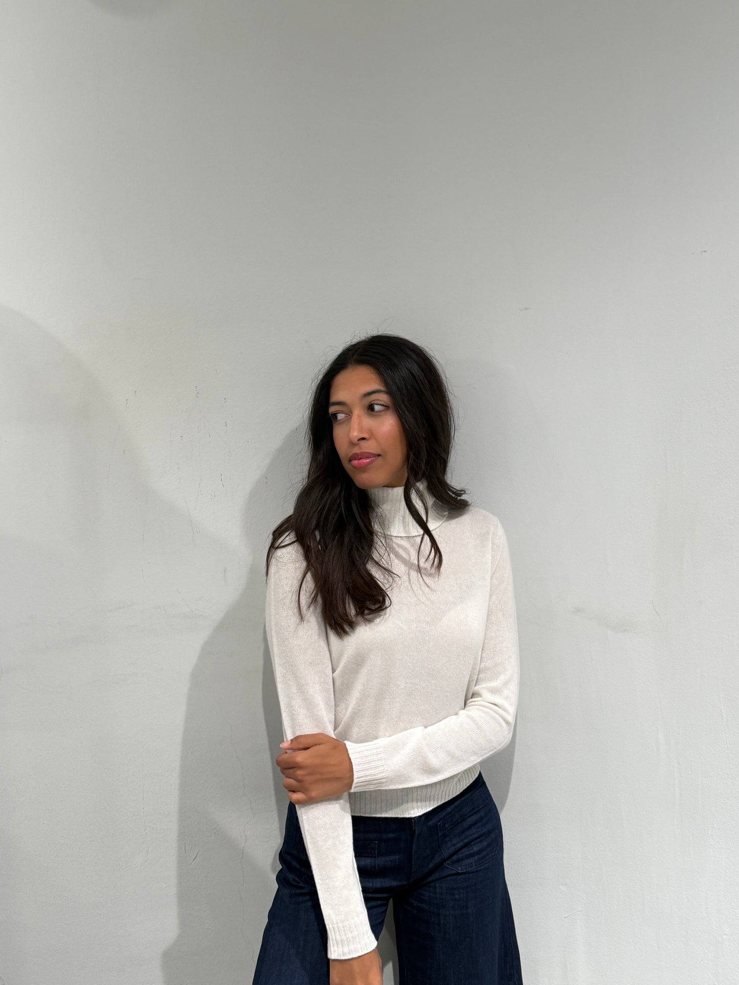 Dolcevita dritto Cashmere Lana