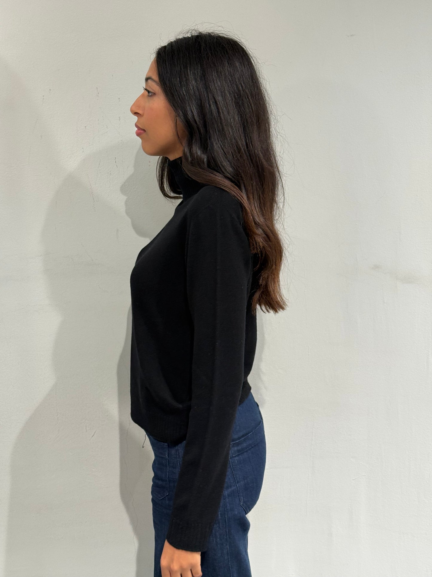 Dolcevita dritto Cashmere Lana