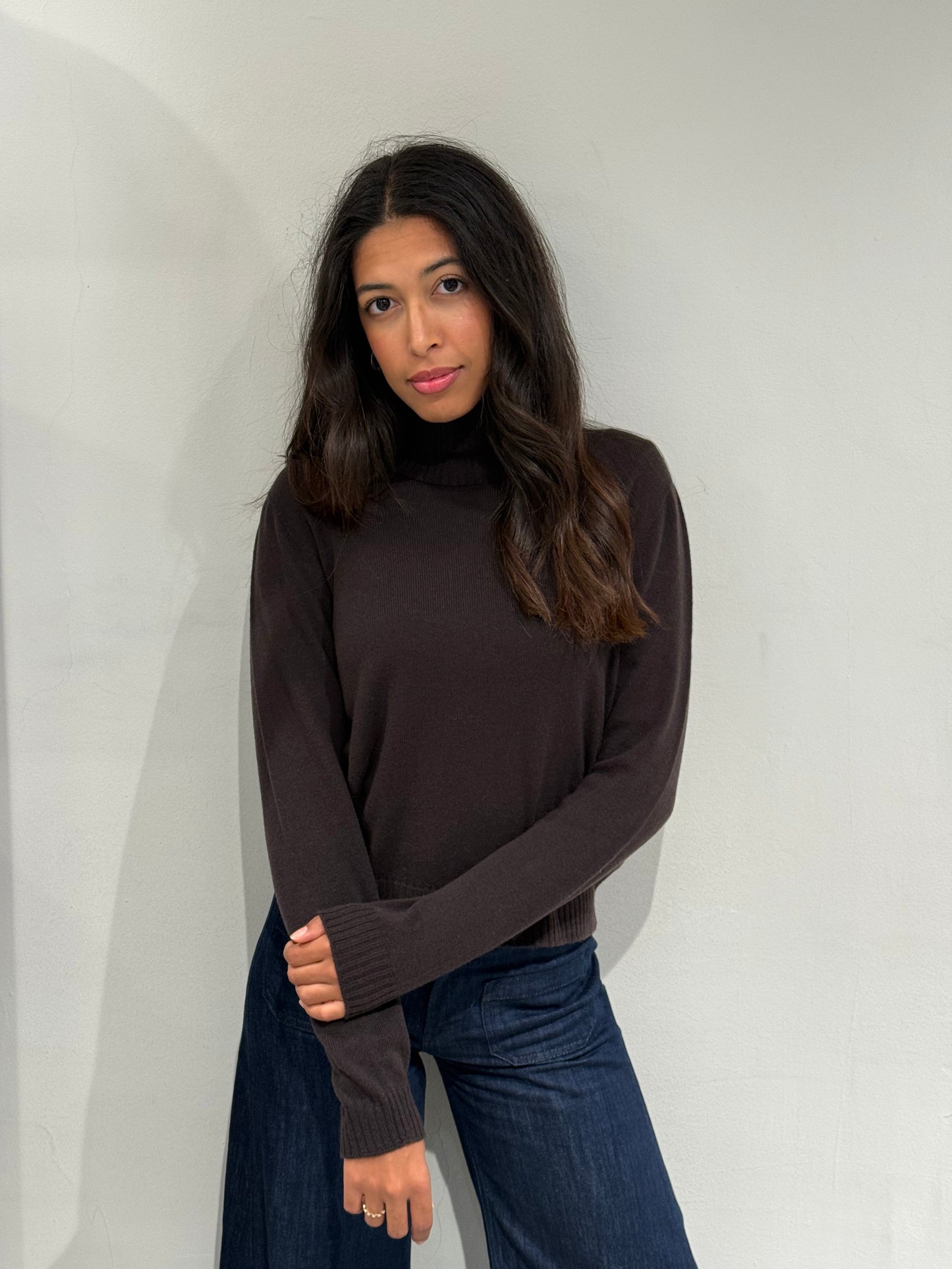 Dolcevita dritto Cashmere Lana