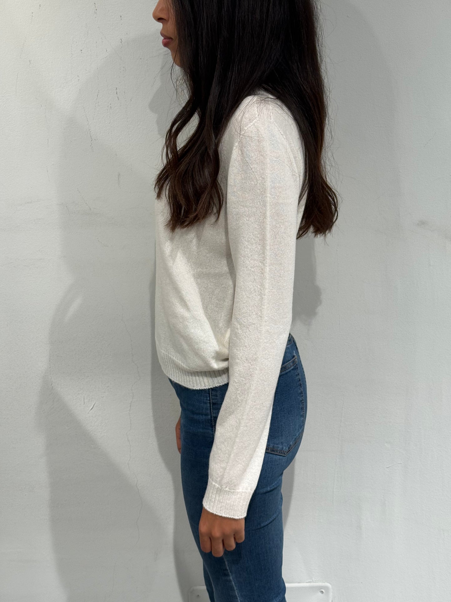 Maglioncino dritto Lana e Cashmere