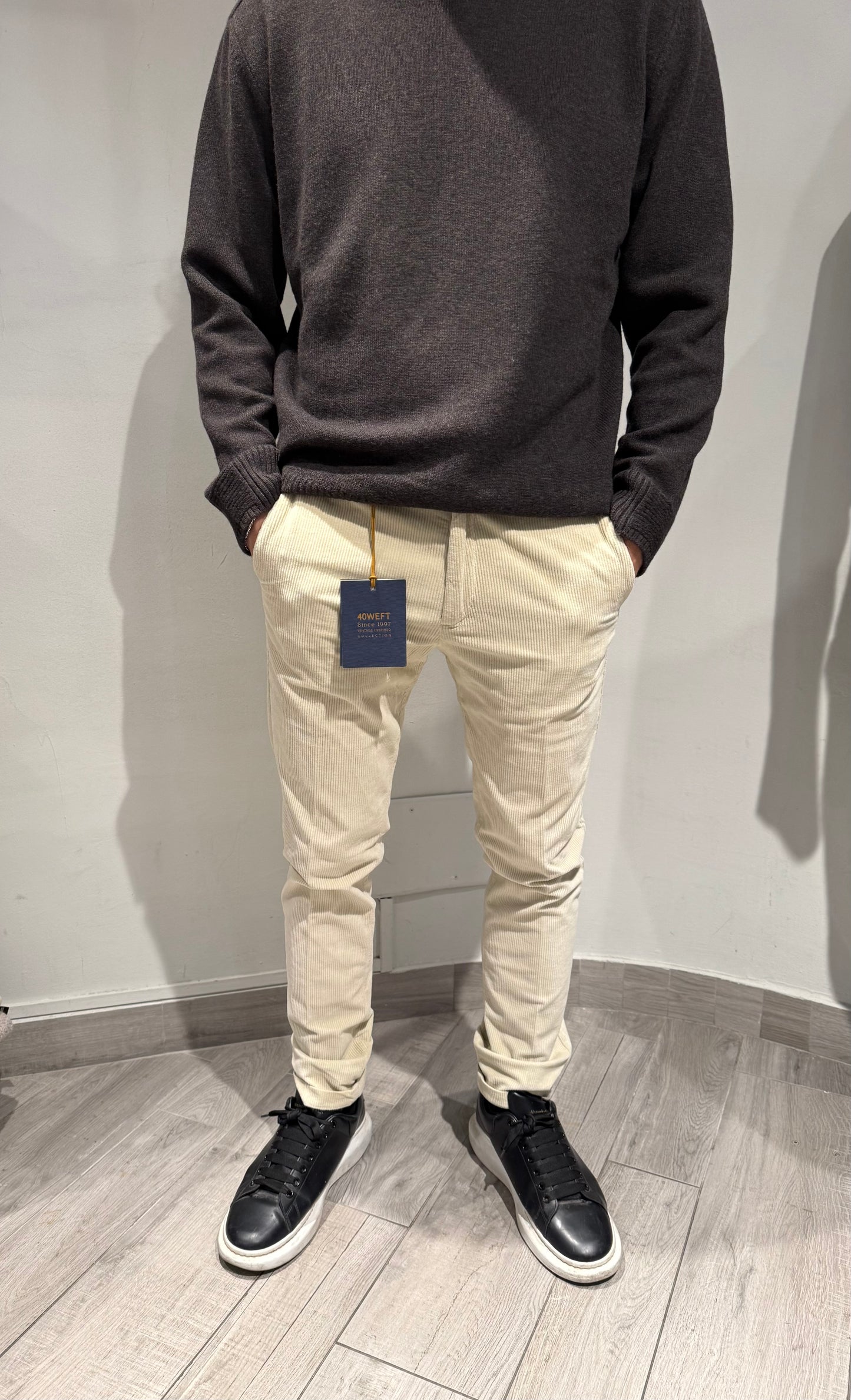 Pantaloni in velluto 40WEFT