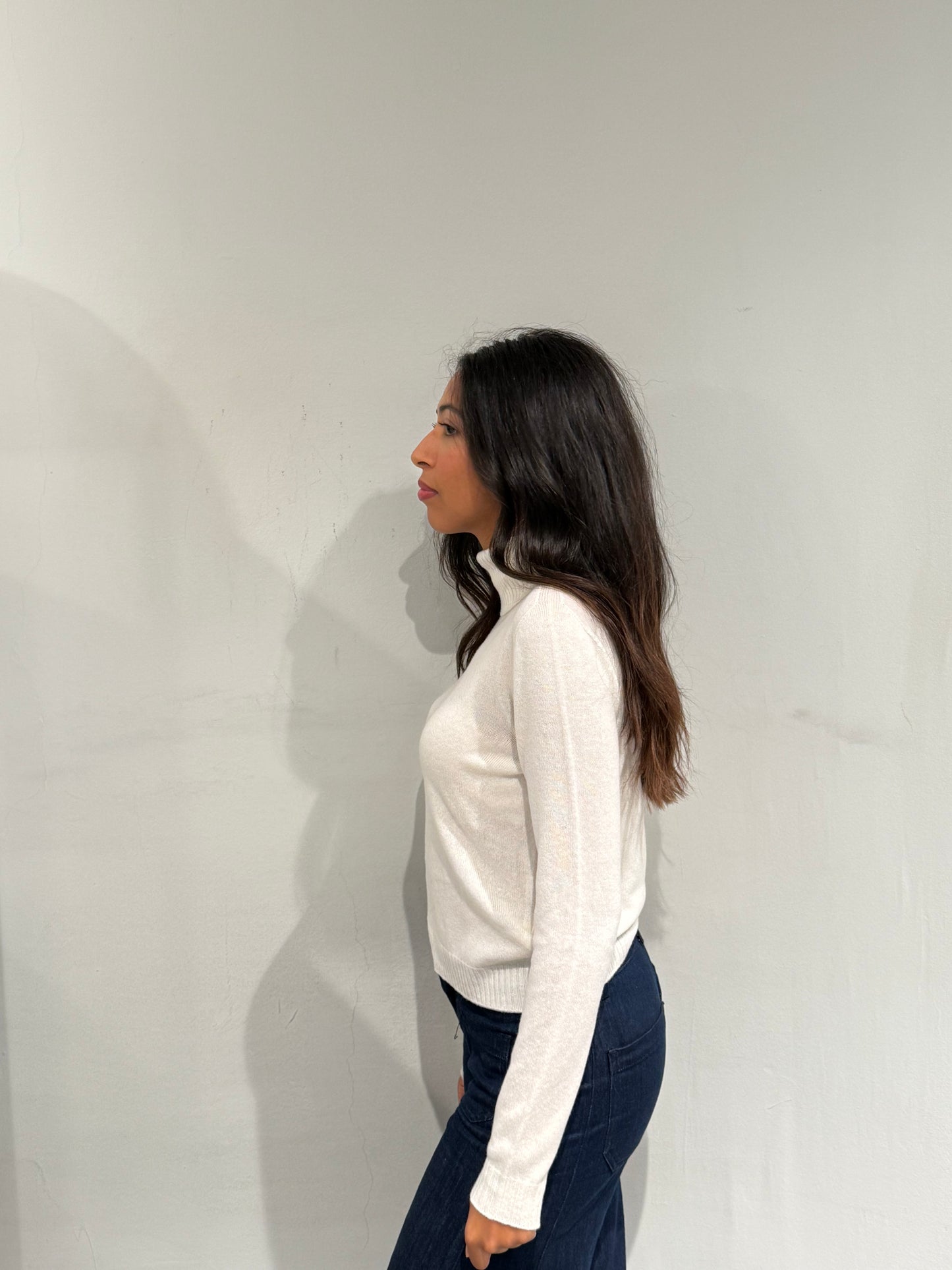 Dolcevita dritto Cashmere Lana