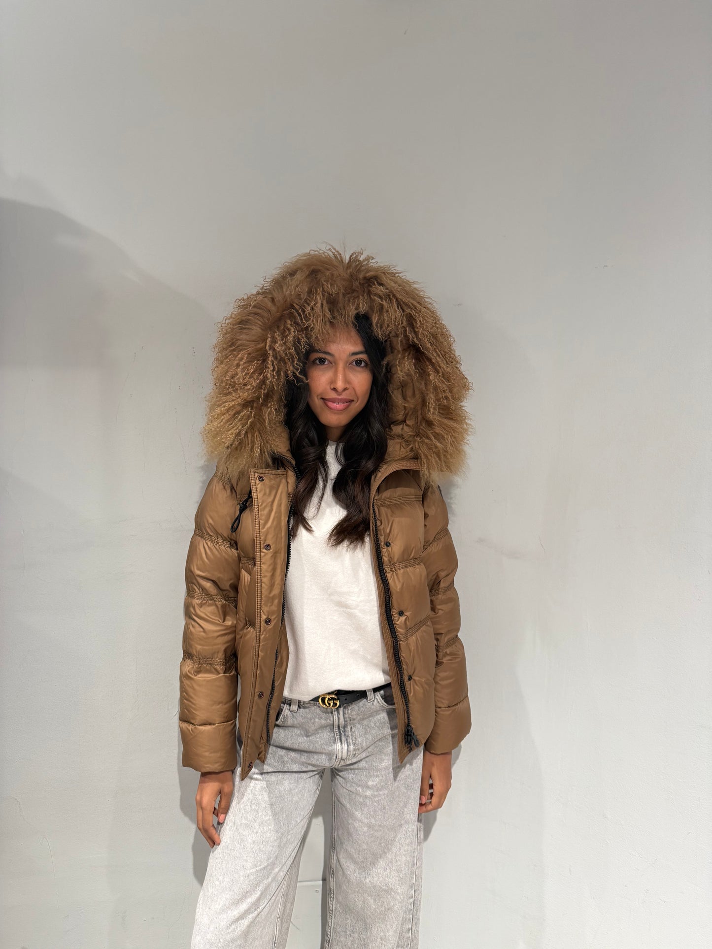 Piumino Bronzo donna Peuterey Babol MQE Fur