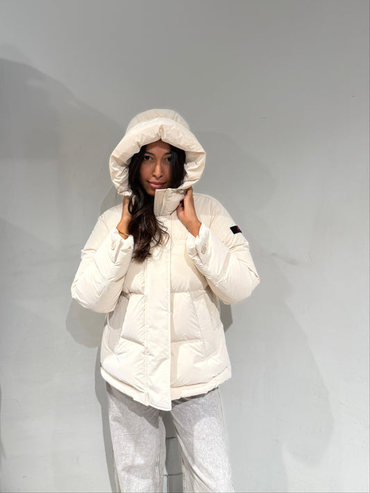 Piumino Bianco lucido peuterey