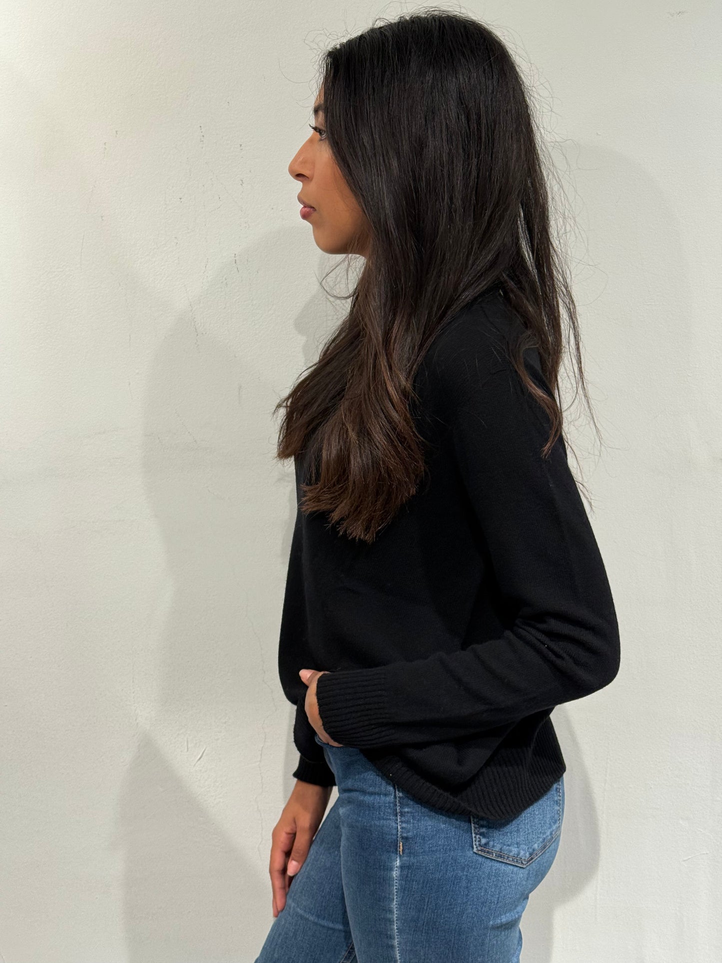 Maglioncino dritto Lana e Cashmere