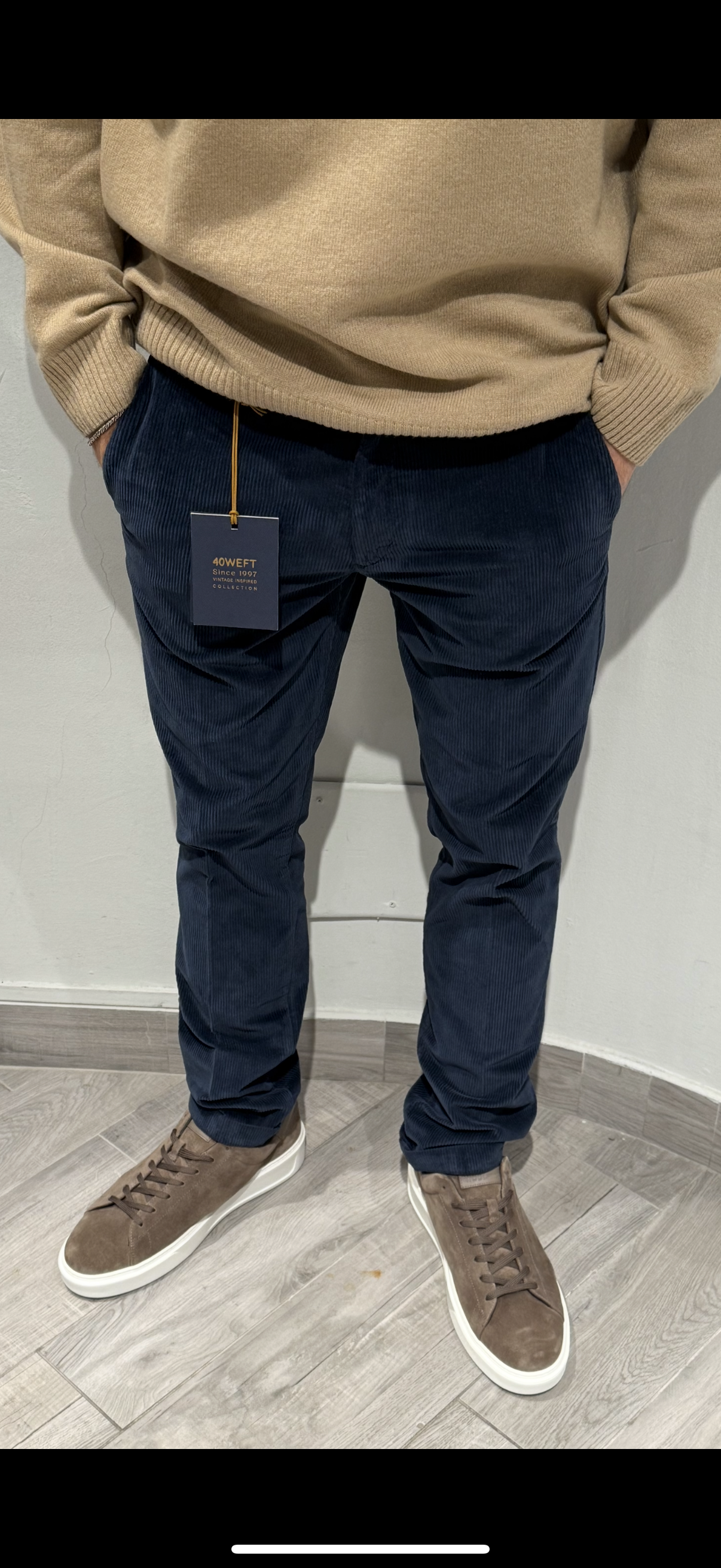 Pantaloni in velluto 40WEFT