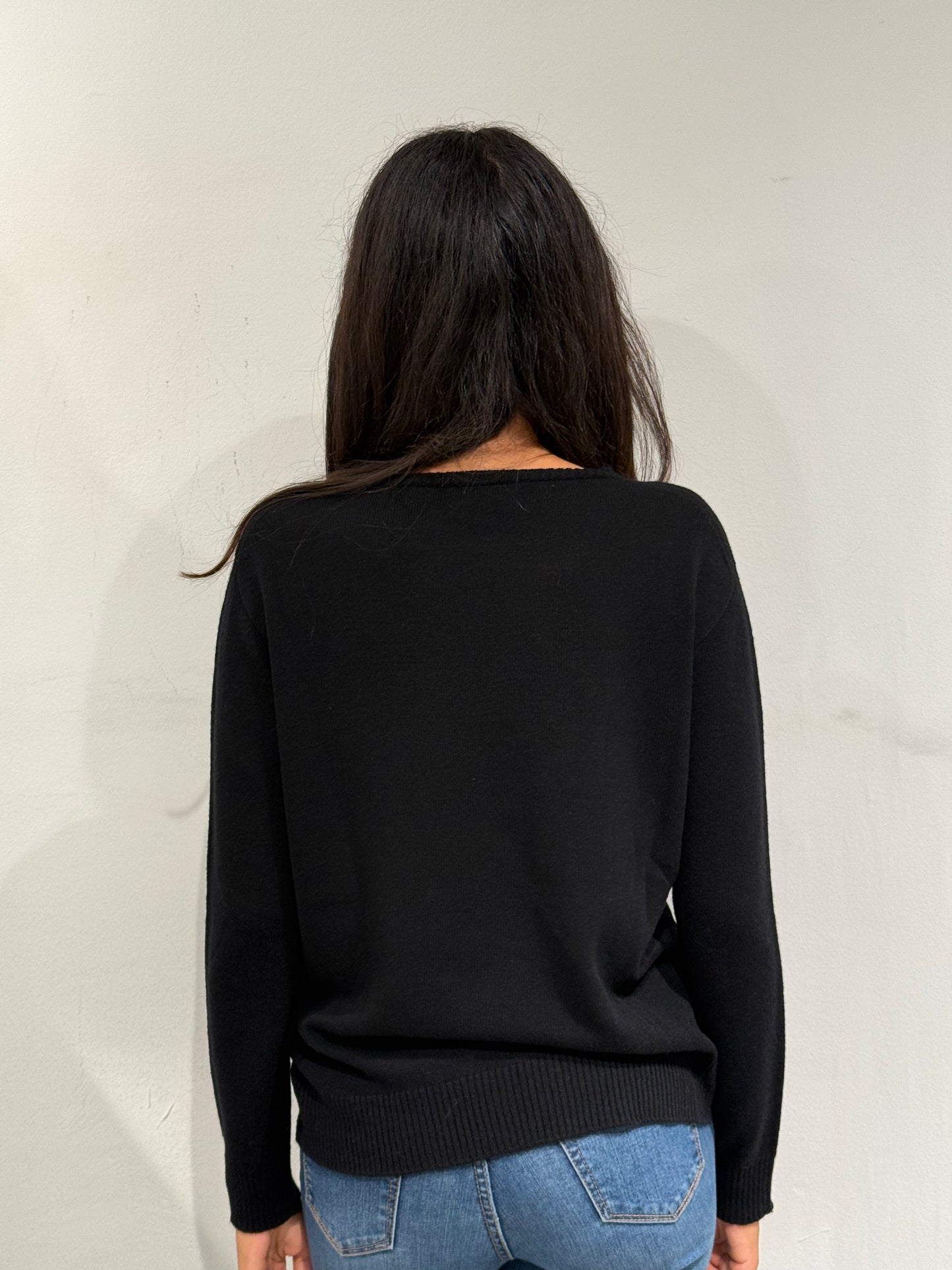 Maglioncino dritto Lana e Cashmere